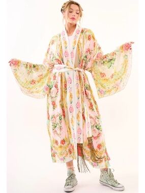 Aratta Birth of Venus Kimono Robe, NWT